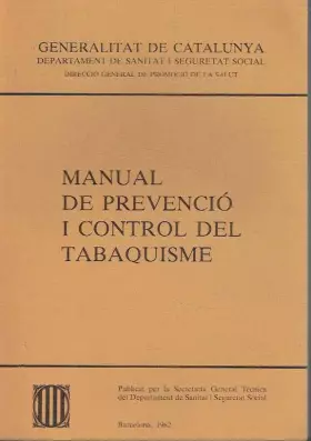 Couverture du produit · Manual de prevenció i control del tabaquisme