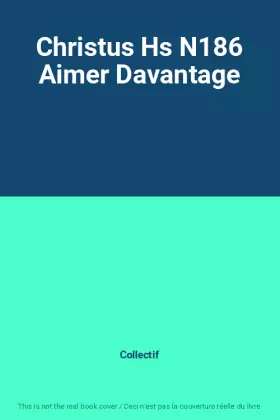 Couverture du produit · Christus Hs N186 Aimer Davantage