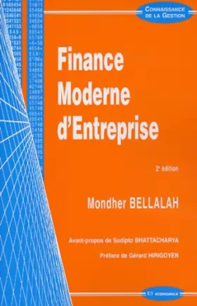 Couverture du produit · Finance moderne d'entreprise. : 2ème édition