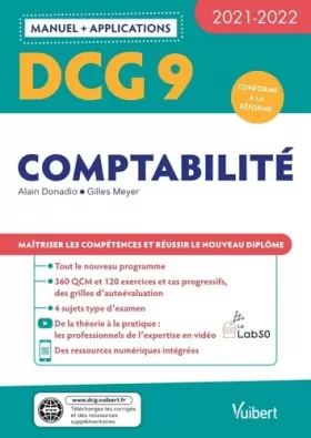 Couverture du produit · DCG 9 - Comptabilité : Manuel et Applications 2021-2022: Maîtriser les compétences et réussir le nouveau diplôme
