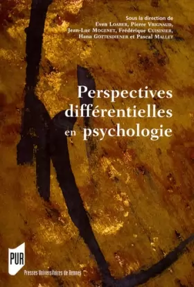 Couverture du produit · Perspectives différentielles en psychologie