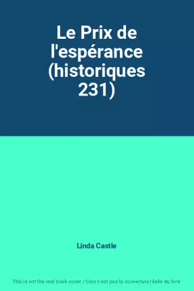 Couverture du produit · Le Prix de l'espérance (historiques 231)