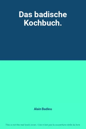 Couverture du produit · Das badische Kochbuch.