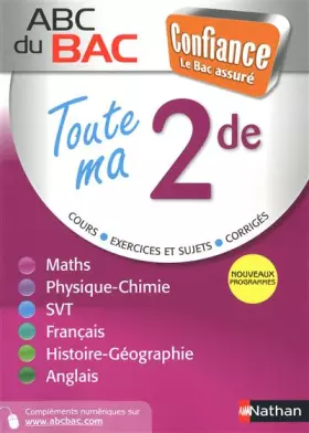 Couverture du produit · ABC BAC CONFIANCE TTE MA 2DE