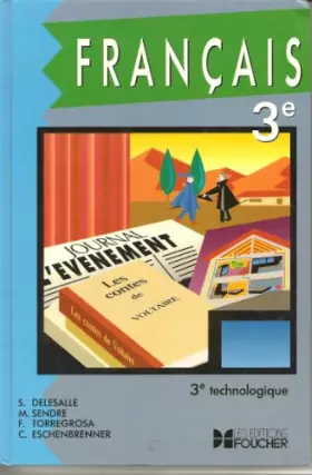 Couverture du produit · Français, 3e technologique