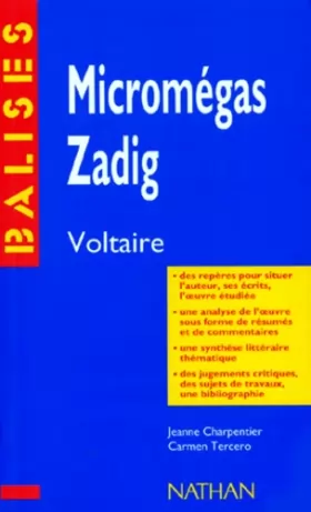 Couverture du produit · Zadig et Micromégas