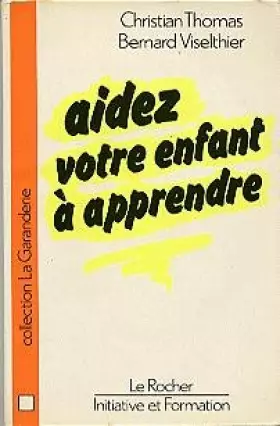 Couverture du produit · Aidez votre enfant à apprendre