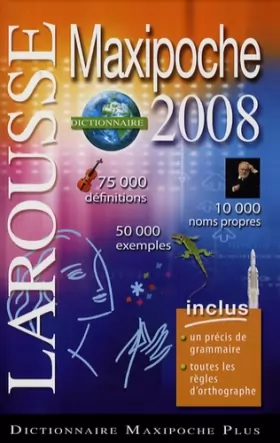 Couverture du produit · Dictionnaire Maxipoche Plus 2008
