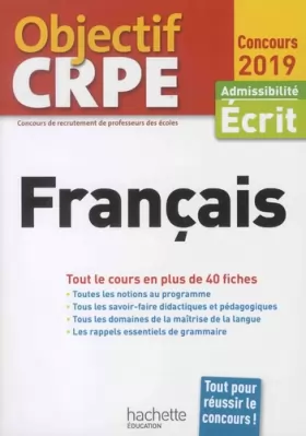 Couverture du produit · Français: Admissibilité Ecrit