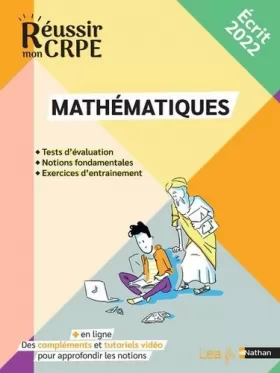 Couverture du produit · Réussir mon CRPE 2022 - Mathématiques écrit - 100% conforme au nouveau concours Professeur des écoles - Compléments et tutoriel
