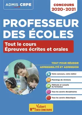 Couverture du produit · Concours Professeur des écoles - CRPE - Tout le cours des épreuves écrites et orales: Admissibilité et Admission - CRPE 2020-20