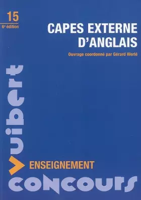 Couverture du produit · CAPES externe d'anglais