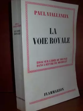 Couverture du produit · La voie royale.