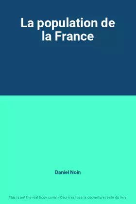 Couverture du produit · La population de la France