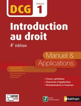 Couverture du produit · Introduction au Droit - DCG 1 - Manuel et applications