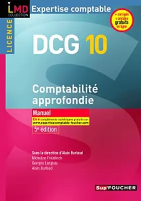 Couverture du produit · DCG 10 Comptabilité approfondie 5e édition