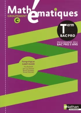 Couverture du produit · Mathématiques Term Pro Bac Pro 3 ans