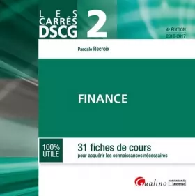 Couverture du produit · Carrés DSCG 2 - Finance 2016-2017, 4ème Ed.