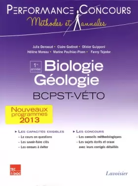 Couverture du produit · Biologie-géologie 1re année BCPST-Véto