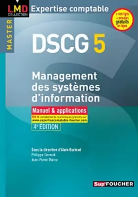 Couverture du produit · DSCG 5 - Management des systèmes d'information Manuel et applications 4e édition
