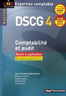 Couverture du produit · Comptabilité et audit DSCG 4