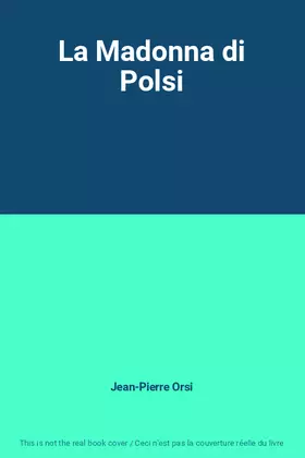 Couverture du produit · La Madonna di Polsi