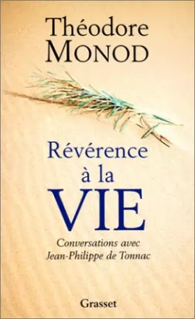 Couverture du produit · Révérence à la vie : Conversations avec Jean-Philippe de Tonnac