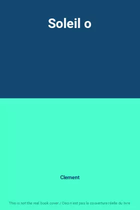 Couverture du produit · Soleil o