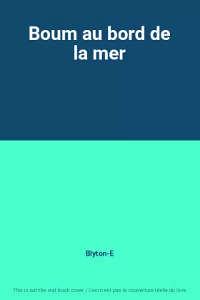 Couverture du produit · Boum au bord de la mer