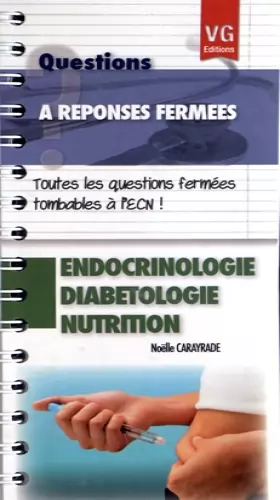 Couverture du produit · Endocrinologie diabétologie, nutrition