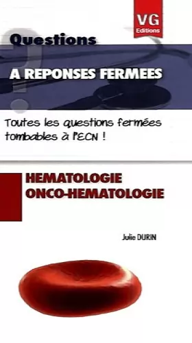 Couverture du produit · Hématologie onco-hématologie