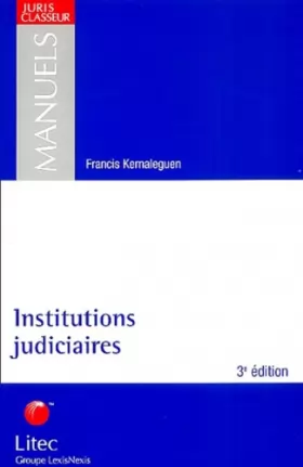Couverture du produit · Institutions judiciaires (ancienne édition)