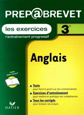 Couverture du produit · Prépabrevet, les exercices : Anglais, 3e