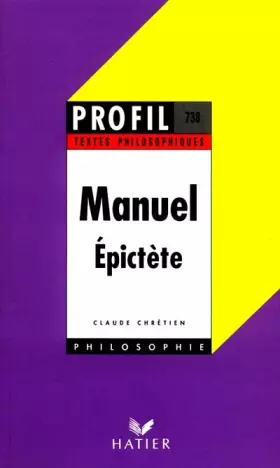 Couverture du produit · Epictète : manuel - textes philosophiques