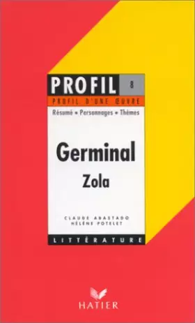 Couverture du produit · Profil D'une Oeuvre : Germinal