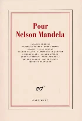 Couverture du produit · Pour Nelson Mandela