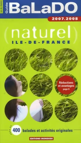 Couverture du produit · Guide BaLaDO naturel Ile-de-France