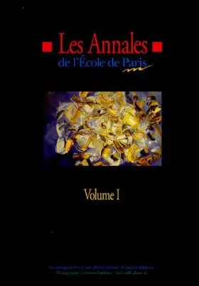 Couverture du produit · Les Annales de l'Ecole de Paris du management : Volume 1, Travaux de l'année 1994