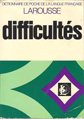 Couverture du produit · Dictionaire des Difficultes