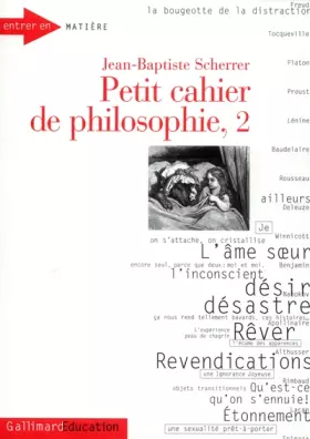 Couverture du produit · Petit cahier de philosophie, tome 2