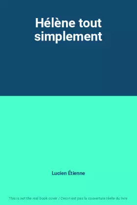 Couverture du produit · Hélène tout simplement