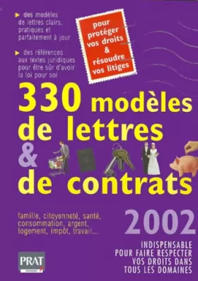 Couverture du produit · 330 modèles de lettres et de contrats