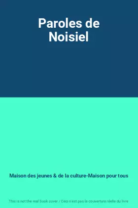 Couverture du produit · Paroles de Noisiel