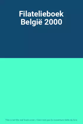 Couverture du produit · Filatelieboek België 2000