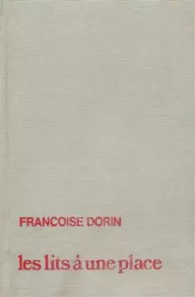 Couverture du produit · Les lits à une place : Roman reliure toilée édietur