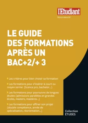 Couverture du produit · Guide des formations après un bac+2 et un bac+3