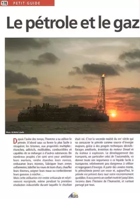 Couverture du produit · PG178 - Le pétrole et le gaz