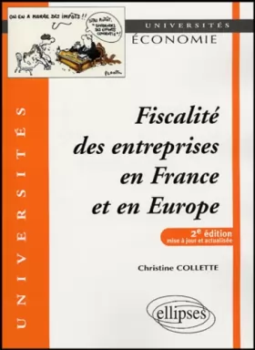 Couverture du produit · Fiscalité des entreprises en France et en Europe