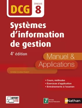 Couverture du produit · Systèmes d'information de gestion - DCG 8 - Manuel et applications