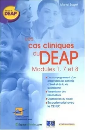Couverture du produit · Les cas cliniques de DEAP: Module 1, 7 et 8